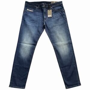 Diesel Thommer RE067 Slim Jeans Men’s 36x32 Denim Stretch $195 Measures Included
